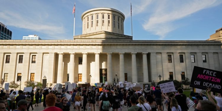 Judge blocks Ohio’s six-week abortion ban for 14 days