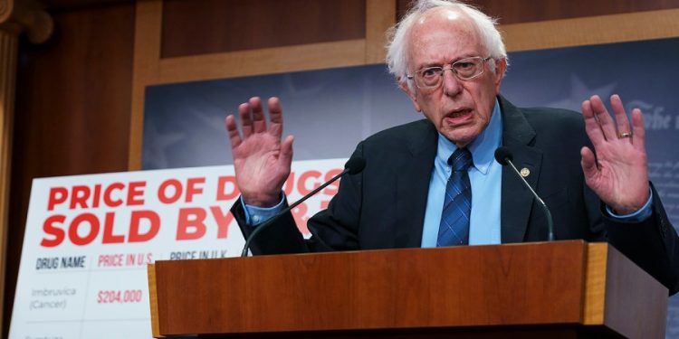 Sanders slams drugmakers’ business practices in new report ahead of CEO hearing