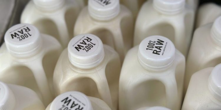 Bird flu has been detected in raw milk in California